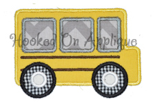 School Bus Applique