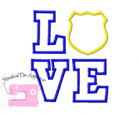 LOVE Police Badge