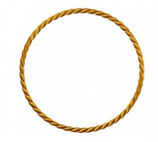 Rope Circle Applique