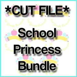 School Princess CUT FILE Bundle