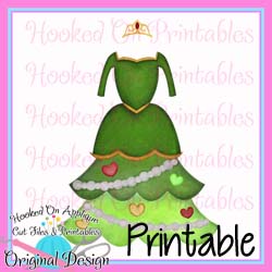 Fiona Tree Dress PNG Printable