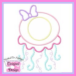 Jellyfish Girl 2 Applique