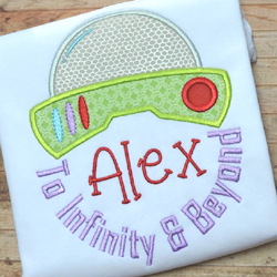 To Infinity & Beyond Applique